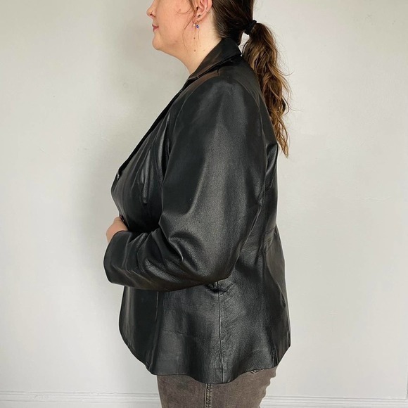 East 5th‎ Leather Jacket Blazer - Picture 3 of 4